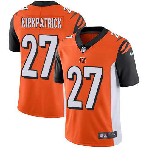 Nike Cincinnati Bengals #27 Dre Kirkpatrick Orange Alternate NFL Vapor Untouchable Limited Jersey,We sell and wholesale Nike Cincinnati Bengals #27 Dre Kirkpatrick Orange Alternate NFL Vapor Untouchable Limited Jersey on line form chian!